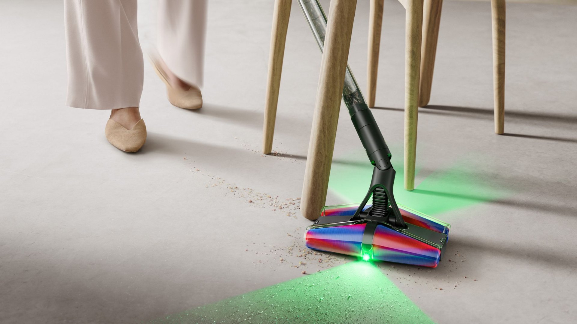 منتج Dyson PencilVac بتصميم أنحف للتنظيف اليومي