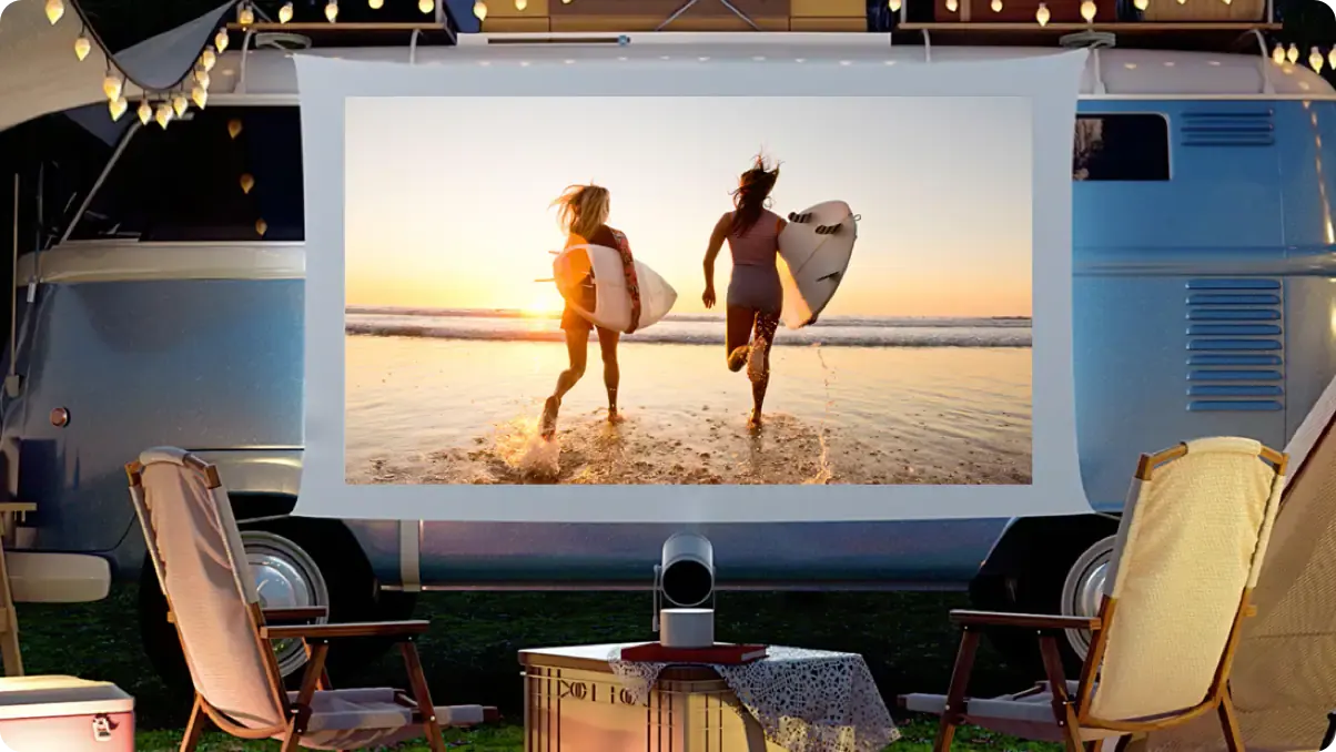 تحول Samsung The Freestyle أجهزة العرض المحمولة
