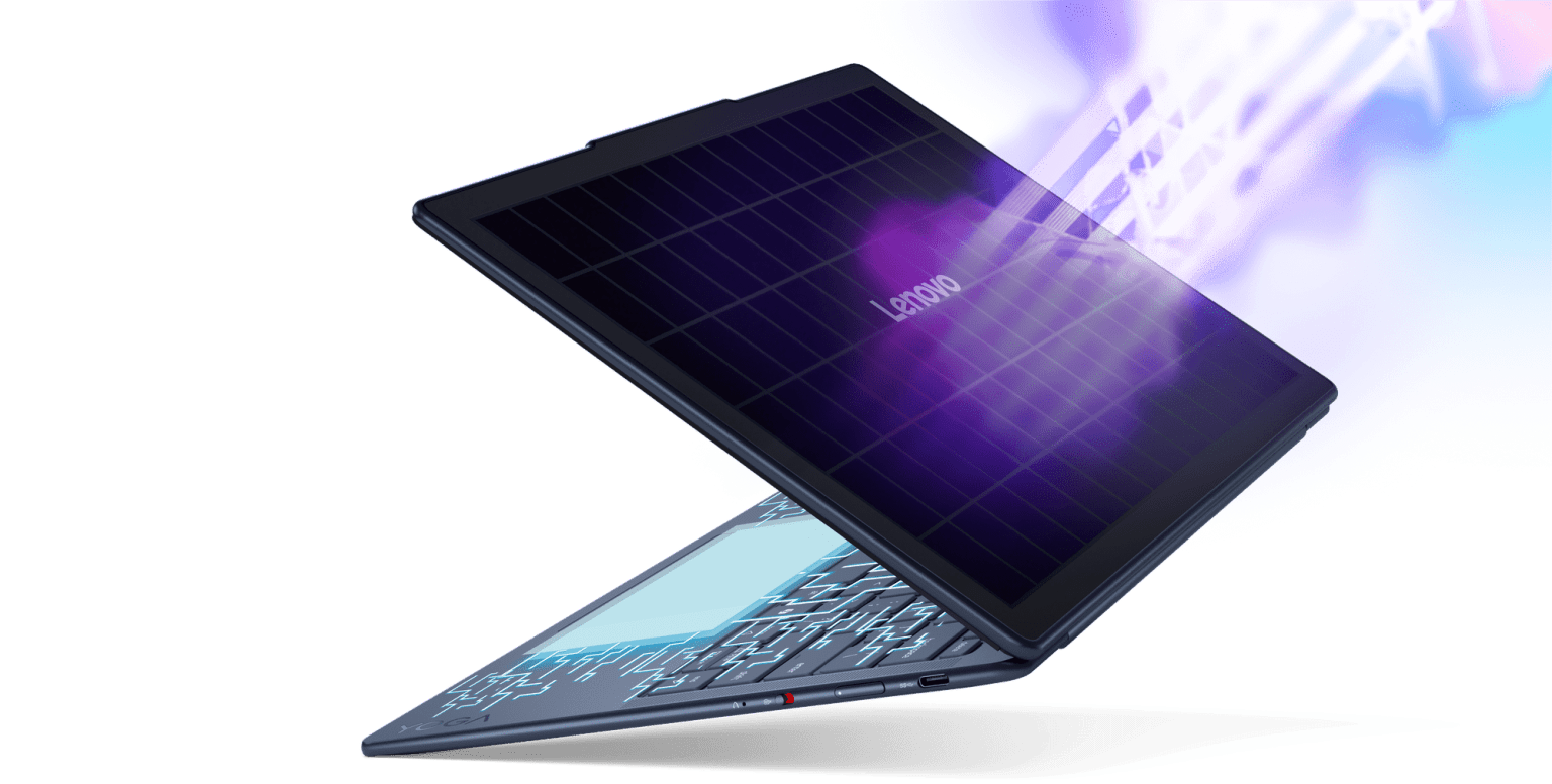 حاسوب Lenovo Yoga Solar يشحن نفسه بالشمس