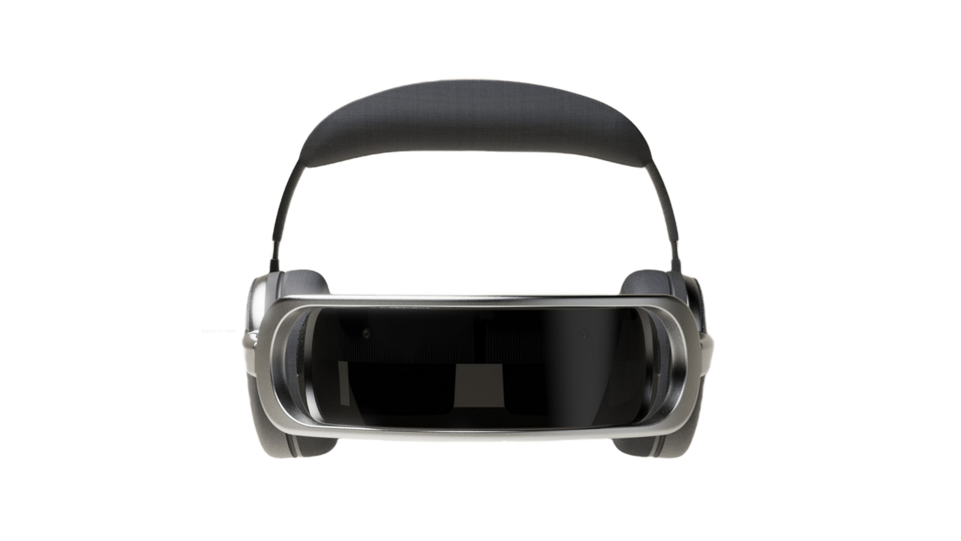 Headphones That Hide a Screen Inside Them
