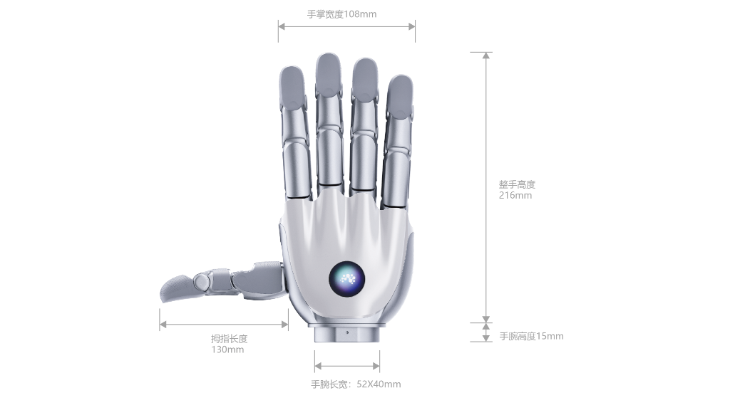 A Dexterous Robotic Hand With 21 Independent Motors