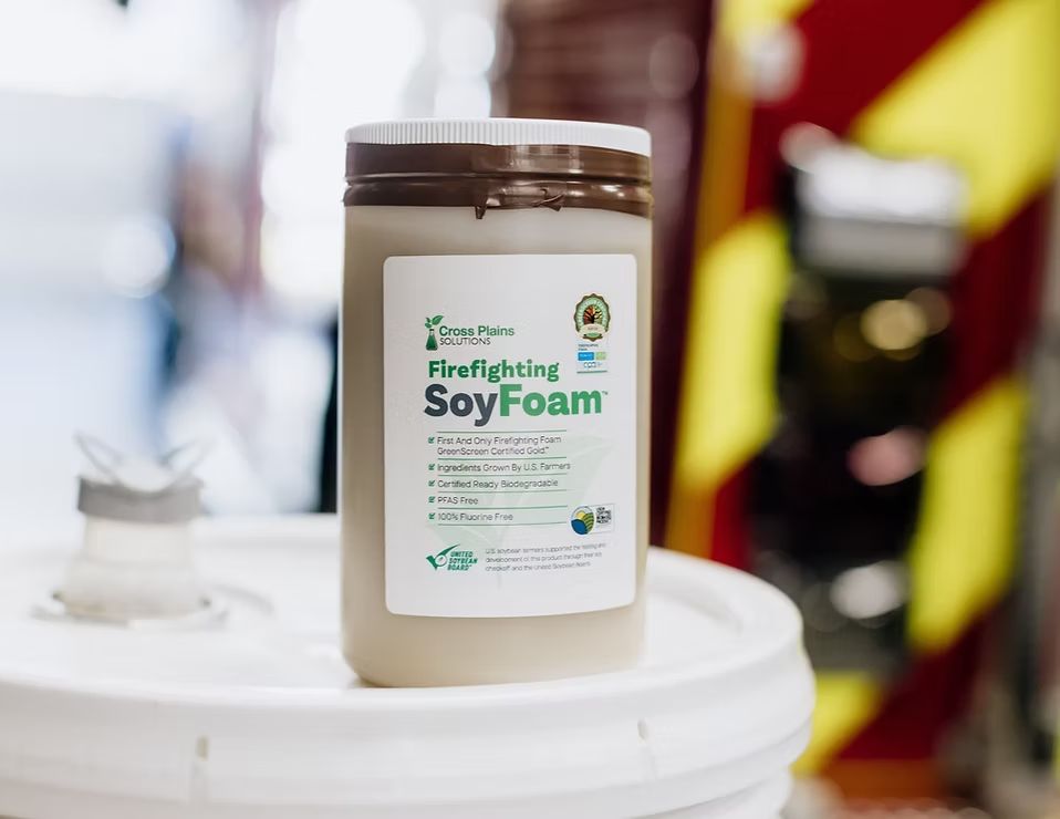 هل يمكن للرغوة المعتمدة على الصويا أن تغيّر أساليب مكافحة الحرائق؟