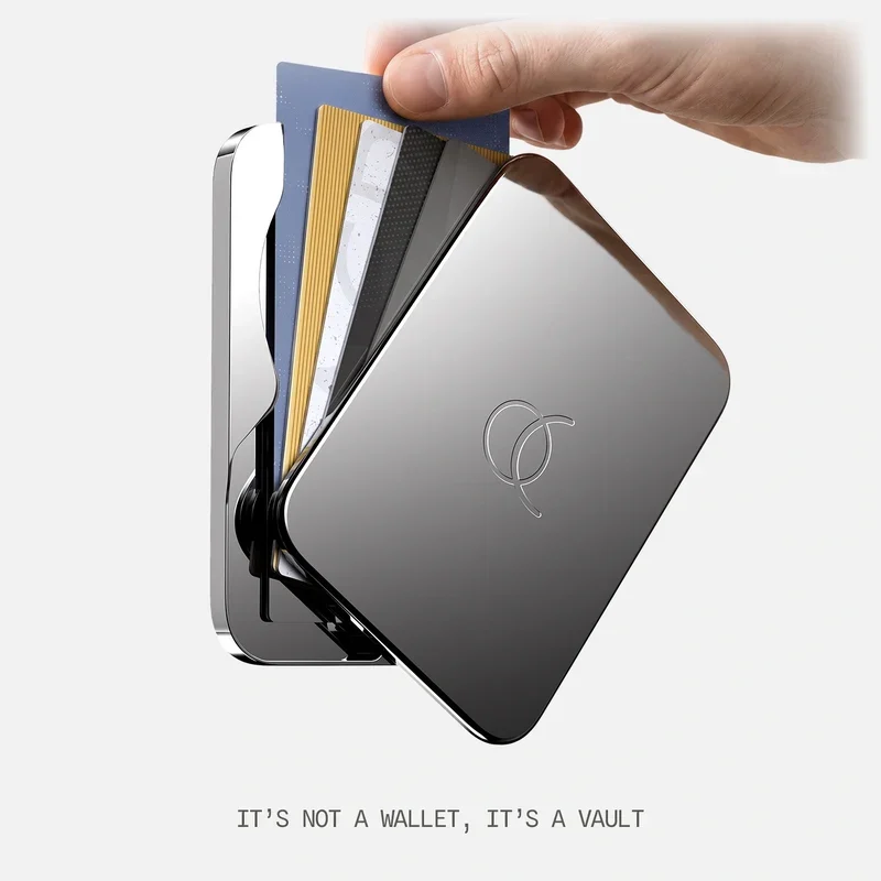 Arc Vault Is a Machined Aluminum Card Wallet With a Fan-Out Release