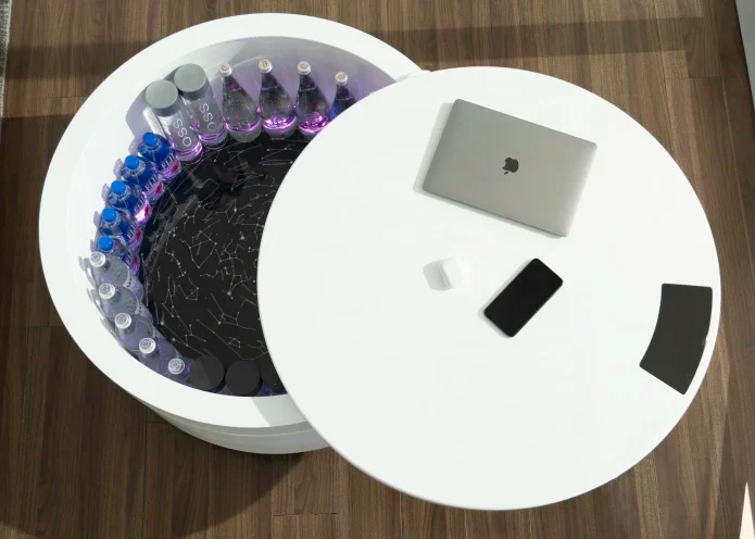 Smart Nightstand With Wireless Charging and Cooling