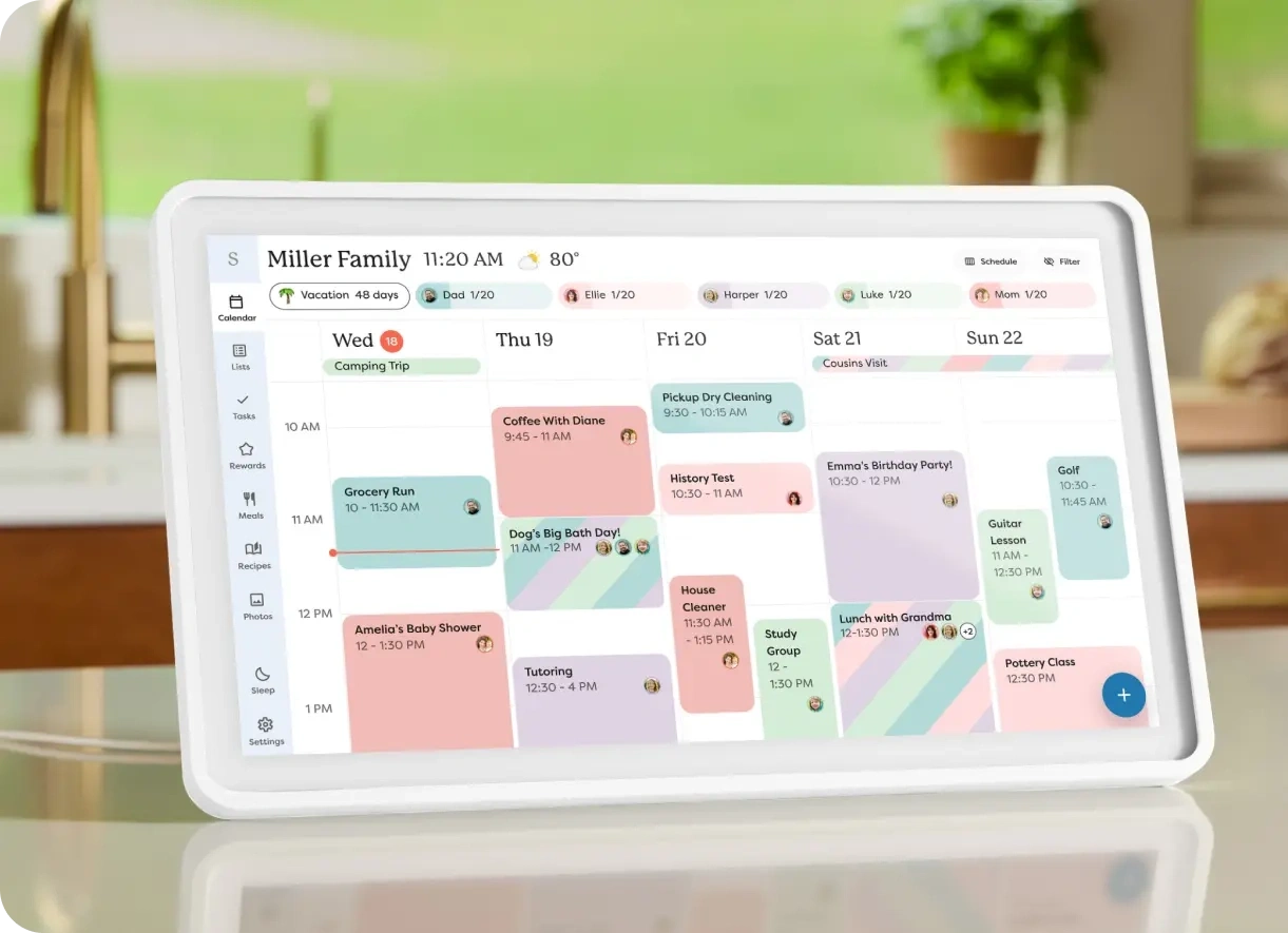 تقويم العائلة الذكي Skylight