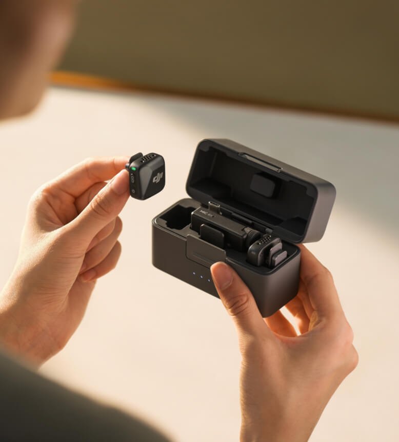 ميكروفون DJI Mic 2 يضمن أنك لن تفقد أي تسجيل مهما كانت الظروف